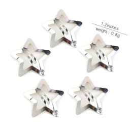 5/10/20Pcs Silver Star Y2K BB Hair Clips Women Grils Cute Metal Star Hair Clips Side Barrettes Hair Accessories Headwear Gifts