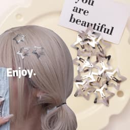 5/10/20Pcs Silver Star Y2K BB Hair Clips Women Grils Cute Metal Star Hair Clips Side Barrettes Hair Accessories Headwear Gifts