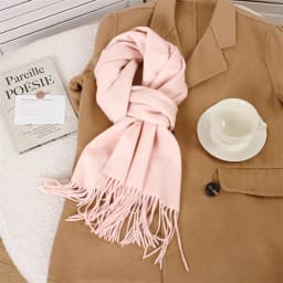 70Color Solid Winter Women Scarf Warm Thicken Cashmere Shawl Outdoor Tassels Pashmina Lady Wrap Windproof Scarves Fashion Luxury