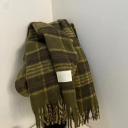 New Maillard Autumn/Winter Plaid Scarf Women's High-End Feel Korean Style Versatile Warm Shawl Thickened Neck Scarf Trendy