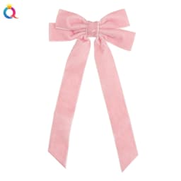 Trendy Velvet Bow Ribbon Hairpins Women Children Girls Hair Clips Pin Barrettes Accessories Hairclip Headdress Headwear Ornament