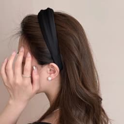 New Korean Style Satin Headbands Solid Color 4cm Wide Hairbands Ladies Non-slip High Cranium Hair Hoops Fashion Hair Accessories