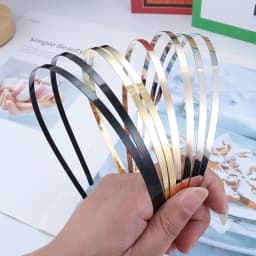 10pcs 11x14cm Metal Headband Fashion Simple Hair Fixing Head Hoop Headband For DIY Handmade Hairbands Headwear Decor Accessories