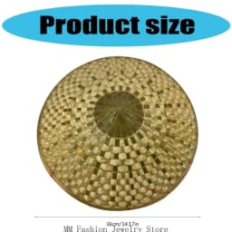 Oriental Hat Bamboo Weave Hat Asian Comfortable Fit for Gardeners Farmers and Vintage Fashion Lover