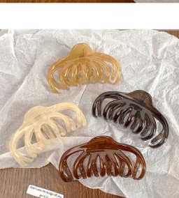 Octopus Grabbing Giant Energy Grabbing Super Large 13CM Hair Capacity Multiple Hair Clips Back of Head Coiled Hair Shark Clip
