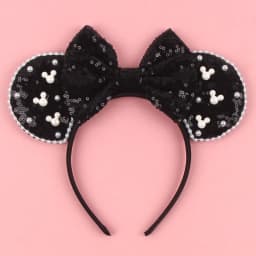 1pc Cute Hairband Exquisite Mickey Mouse Inlay Party Festival Travel Wear Women's Girls Perfect Gift Fashion Hair Accessories