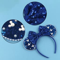 1pc Cute Hairband Exquisite Mickey Mouse Inlay Party Festival Travel Wear Women's Girls Perfect Gift Fashion Hair Accessories