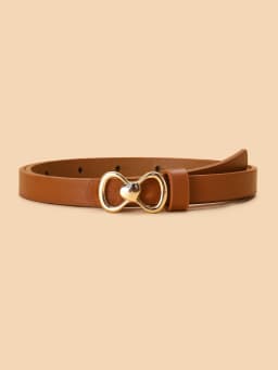 1PCS A new fashion women's double circle love buckle belt high-quality pu jeans dress decorative belt all seasons universal