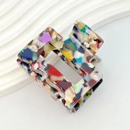 Fashion Acetate Acrylic Hair Claw Elegant for Women, Thick Hair Aesthetic Hair Claw, Party Wedding Gift Evening Date Cute