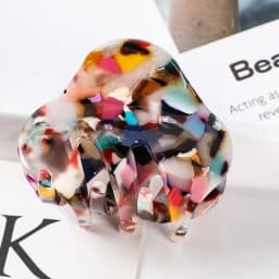 Fashion Acetate Acrylic Hair Claw Elegant for Women, Thick Hair Aesthetic Hair Claw, Party Wedding Gift Evening Date Cute