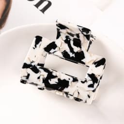 Fashion Acetate Acrylic Hair Claw Elegant for Women, Thick Hair Aesthetic Hair Claw, Party Wedding Gift Evening Date Cute