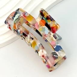 Fashion Acetate Acrylic Hair Claw Elegant for Women, Thick Hair Aesthetic Hair Claw, Party Wedding Gift Evening Date Cute