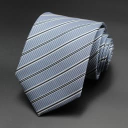 Tie Gravatas Fashion Wholesale Woven Striped Necktie Wedding Accessories Blue Man Fit Group Party Office Neck Ties