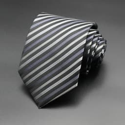 Tie Gravatas Fashion Wholesale Woven Striped Necktie Wedding Accessories Blue Man Fit Group Party Office Neck Ties