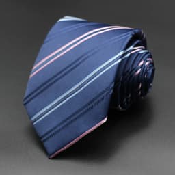Tie Gravatas Fashion Wholesale Woven Striped Necktie Wedding Accessories Blue Man Fit Group Party Office Neck Ties