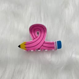 Women Pencil Hair Claw Clips Back To School Hair Claw Clip Cute Funny Teacher Bobby Pins Suitable for Many Hairstyles Headwear