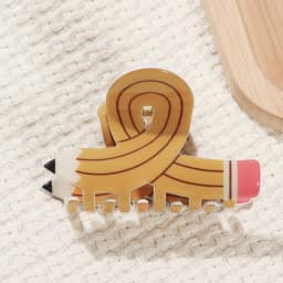 Women Pencil Hair Claw Clips Back To School Hair Claw Clip Cute Funny Teacher Bobby Pins Suitable for Many Hairstyles Headwear