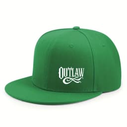 Unisex OUTLAW Printed Adjustable Baseball Cap  Men's and Women's Flat-brimmed Cap, Urban Street Style, Outdoor Activity Cap