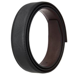 Cowhide Leather 3.4CM Wide Men's Leather Pin Belt Waist Band Belt Strap Belt Without Buckle