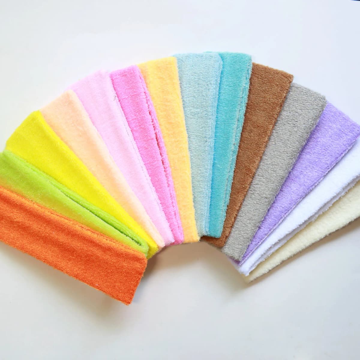 Towels pure cotton yoga basketball sports sweat-absorbing headband European and American hairband face washcotton headband
