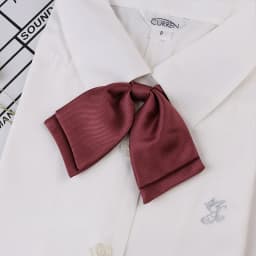 Solid Color Threaded Diagonal Ribbon Bow Tie Collar Bowknot Set Flower Double-Layer Jk College Style Accessory