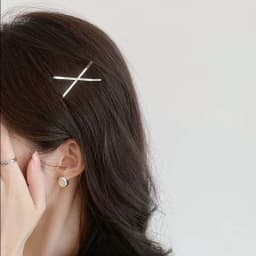 12pcs/set Women Silvery Solid Bobby Pin Hair Clip Casual Simple Fashion Hairstyle Hairpins Styling Girls Hair Accessories