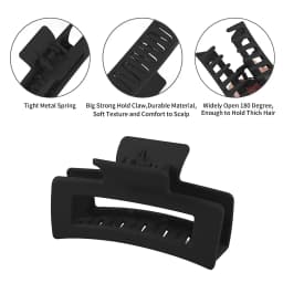 4Pcs/Set Women Girls Claw Clips Coffee Black Hair Claw Non-slip Crab Hairpins Barrette Fashion Hair Accessories Gifts