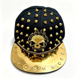 Men and Women New Handmade Cool Party Fashion Show Rivet Street Dance Fashion Cap