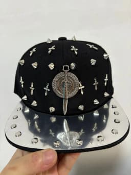 Men and Women New Handmade Cool Party Fashion Show Rivet Street Dance Fashion Cap