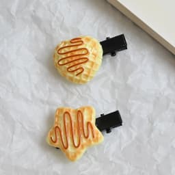 2025 New Trend Alloy Resin Jam Bread Duck Billed Clip Student Cute Hair Clip Women's Kawaii Hair Accessories Side Clip Wholesale