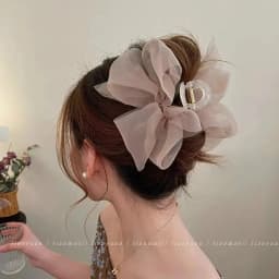 Elegant Stylish Net Ponytail Braid Claw Clip Hairpin Gift Headwear