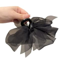 Elegant Stylish Net Ponytail Braid Claw Clip Hairpin Gift Headwear