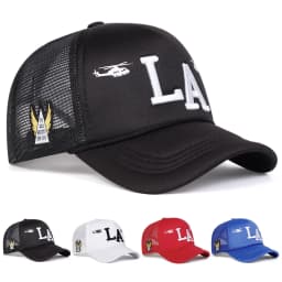 Unisex Letter Embroidery Baseball Net Caps Spring and Summer Outdoor Adjustable Casual Hats Sunscreen Hat Sports Cap