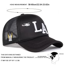 Unisex Letter Embroidery Baseball Net Caps Spring and Summer Outdoor Adjustable Casual Hats Sunscreen Hat Sports Cap