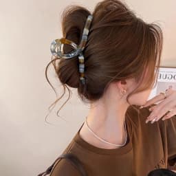Elegant Bowknot Claw Clip Simple Style Stable Grip Claw Clip Hair Pin Fork Sticks for Hair DIY Accessory Hair Styling