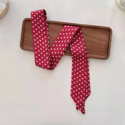 Women Satin Silk Narrow Scarf Neckerchief Print Neck Scarves Long Silk Thin Scarf Head Neck Hair Band Bag Ribbon Headbands