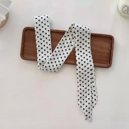 Women Satin Silk Narrow Scarf Neckerchief Print Neck Scarves Long Silk Thin Scarf Head Neck Hair Band Bag Ribbon Headbands