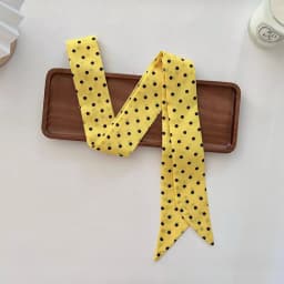 Women Satin Silk Narrow Scarf Neckerchief Print Neck Scarves Long Silk Thin Scarf Head Neck Hair Band Bag Ribbon Headbands