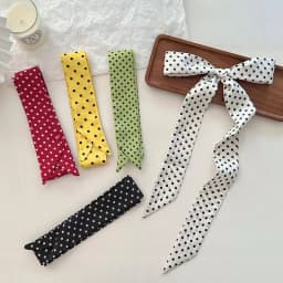 Women Satin Silk Narrow Scarf Neckerchief Print Neck Scarves Long Silk Thin Scarf Head Neck Hair Band Bag Ribbon Headbands