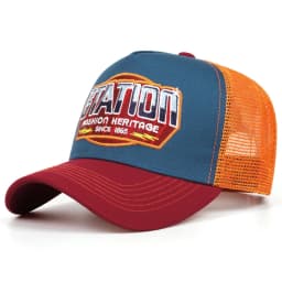 2025 New STATION1865 Truck Hat Men's Personalized Hip Hop Hat Women's Outdoor Skateboarding Hat Sunshade Baseball Hat Mesh Hat