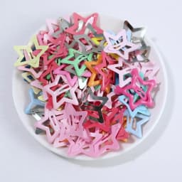 50pcs Cute Colorful Star Hair Clips For Girls Children Lovely BB Barrettes Y2K Hair Decorate Hairpins Kids Hair Accessories Gift