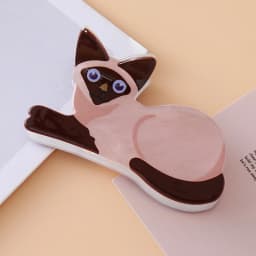 1PC Animal Claw Clip, Cute Kitten and Puppy Medium-sized Shark Clip, Medium-sized Hair Clip Hair Accessory for the Back of