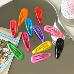 Solid color 3cm baby bb clip shiny and fashionable cute small hair clip side hair breaking bang clip
