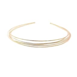 1PC Gold Multi - Strand Headband, Elegant Hair Accessory for Updos, Stylish Headpiece for Women, Perfect for Special Occasions