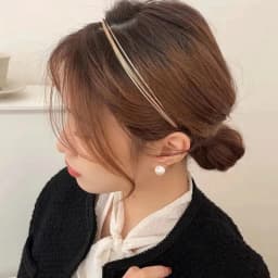 1PC Gold Multi - Strand Headband, Elegant Hair Accessory for Updos, Stylish Headpiece for Women, Perfect for Special Occasions