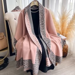 New Luxury Cashmere Plaid Leopard Scarf Winter Women Pashmina Shawls Warm Blanket Wraps Female Thick Scarves Bufanda Scarves