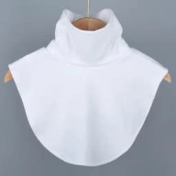 Spring Winter DIY Shirts Collar Patch T-shirts Extended Neckwear Detachable Inner Collar Quality Lapel Turtleneck Neck Warmer
