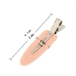 No Bend Hair Clips Makeup Barrettes Flat Sectioning Hair Pins Non Slip Duckbill Clips for Women Salon Hair Styling Accessories