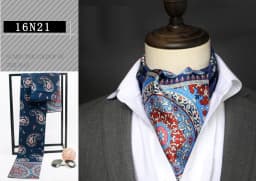 Red Scarf Festive Wedding Celebration Wedding Dress Photo Neck Scarf Men's Annual Meeting Banquet Shirt Collar Scarf Neck Warmer