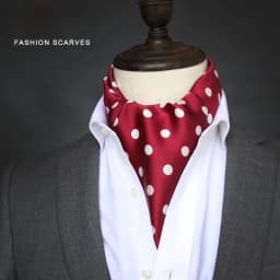 Red Scarf Festive Wedding Celebration Wedding Dress Photo Neck Scarf Men's Annual Meeting Banquet Shirt Collar Scarf Neck Warmer